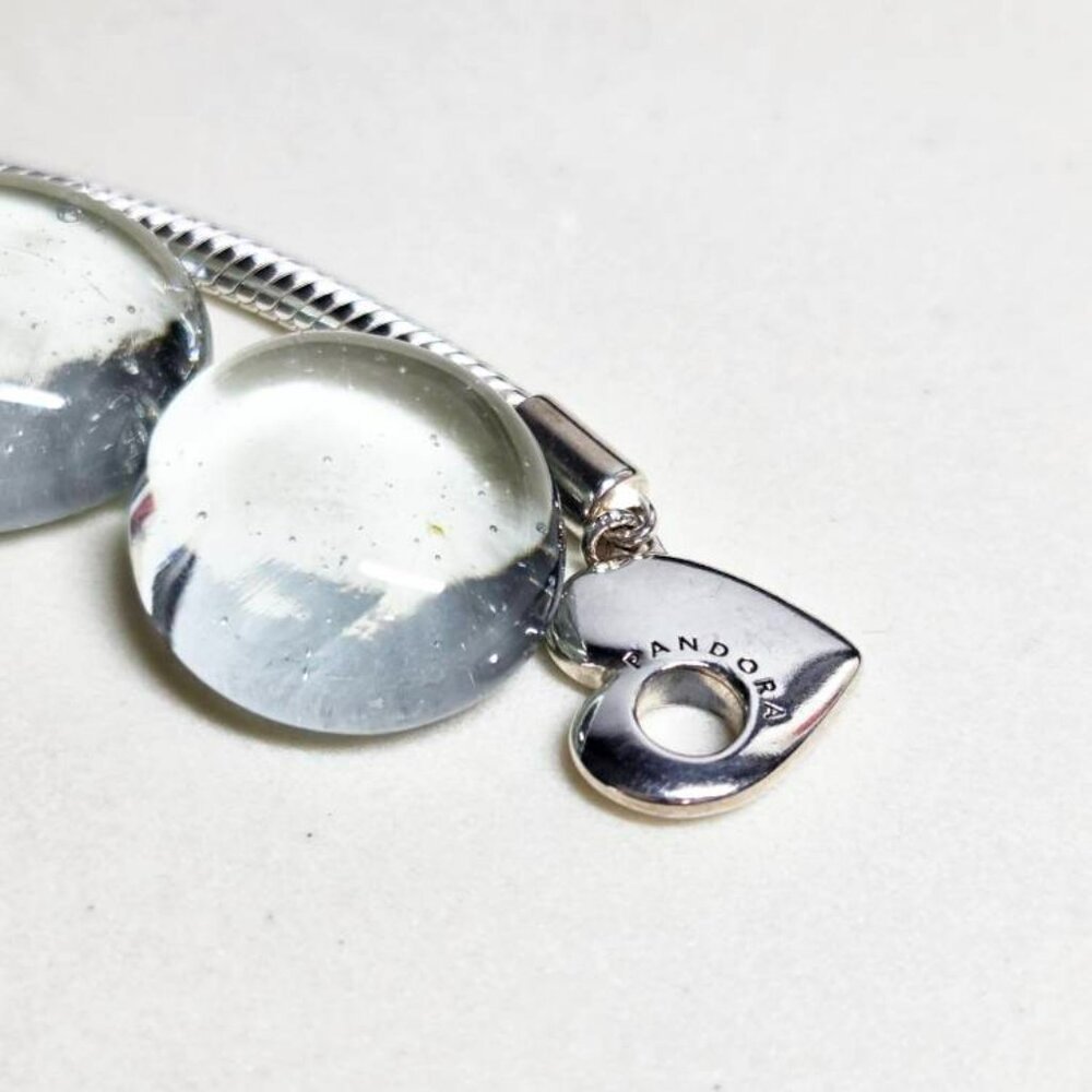 Authentic Pandora Heart Clasp Toggle Bracelet Ste… - image 7
